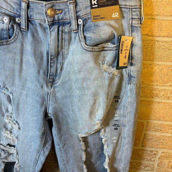 NWT Aeropostale Stretch Mom Jean Real Original Denim Size 4R - Picture 2 of 8